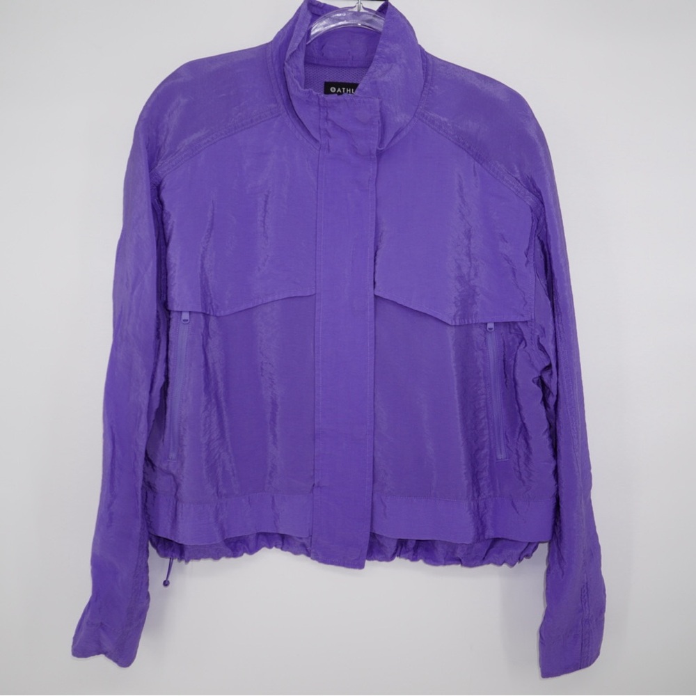 Athleta Lavender Bomber Jacket - Picture 6 of 13